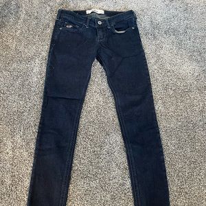 Hollister dark denim jeggings 0S